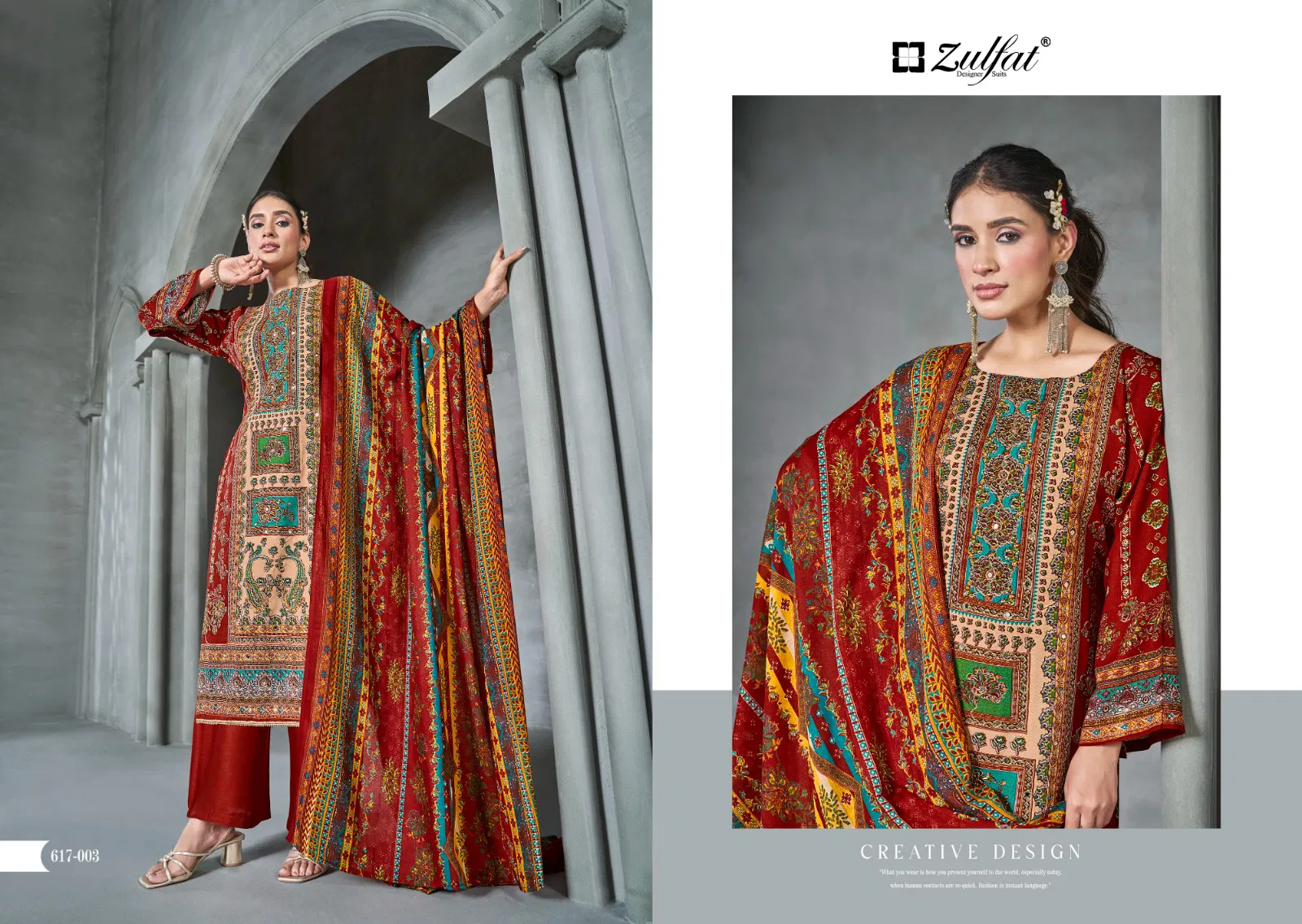 Aayat Vol 13 By Zulfat Viscose Printed Dress Material Wholesale Shop In Surat